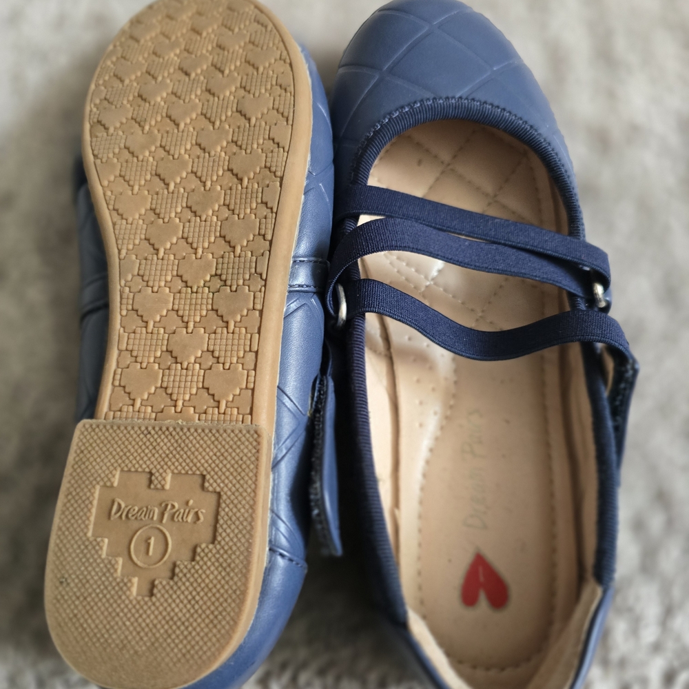 Dream Pairs Kids Blue Mary Jane Shoes